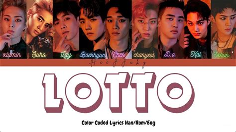 exo lotto lyrics|EXO .